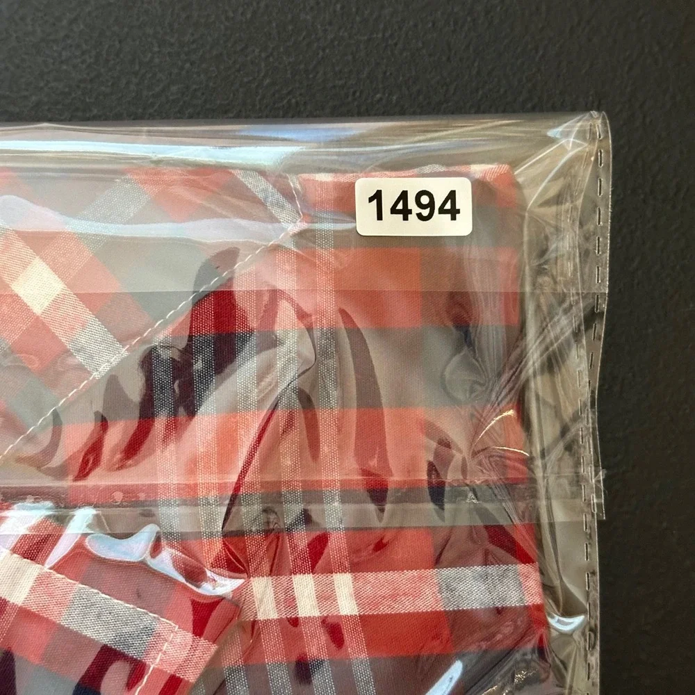 Levis Western Pearl Snap Shirt Mens XXL Red Plaid Short Sleeve Rodeo Cowboy